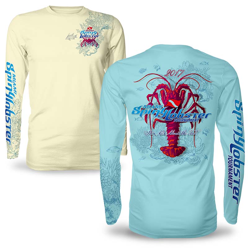 Lobster Reef Performance Shirts