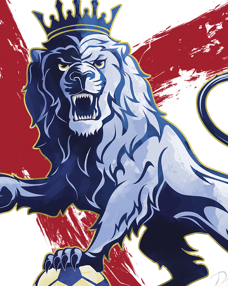 England Football - The Lions - DAWES ART