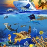 Guy Harvey/Norwegian Cruise Line merchandise art